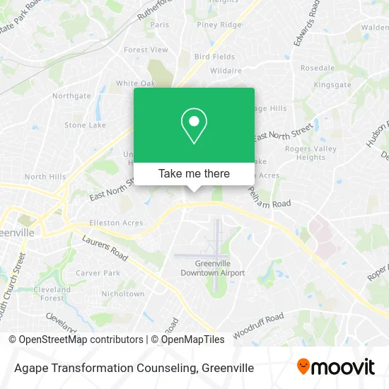 Mapa de Agape Transformation Counseling
