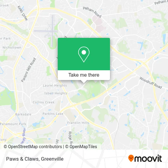 Paws & Claws map