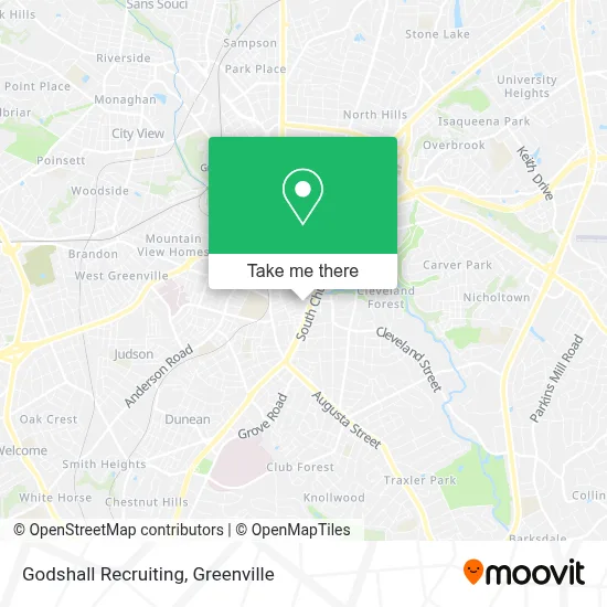 Godshall Recruiting map