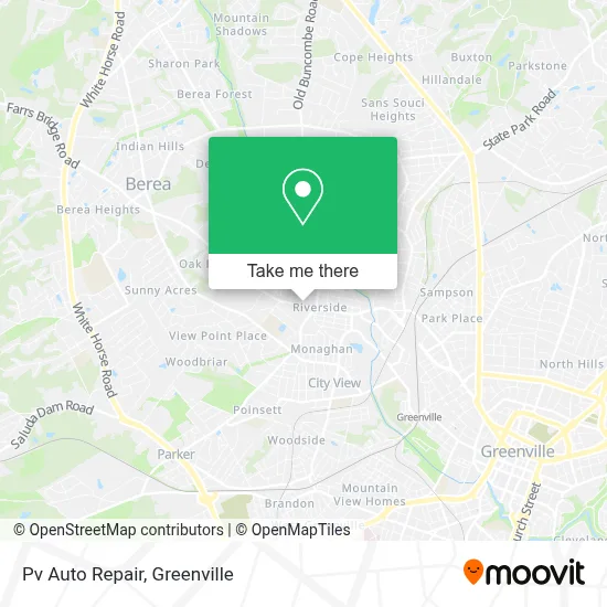 Pv Auto Repair map
