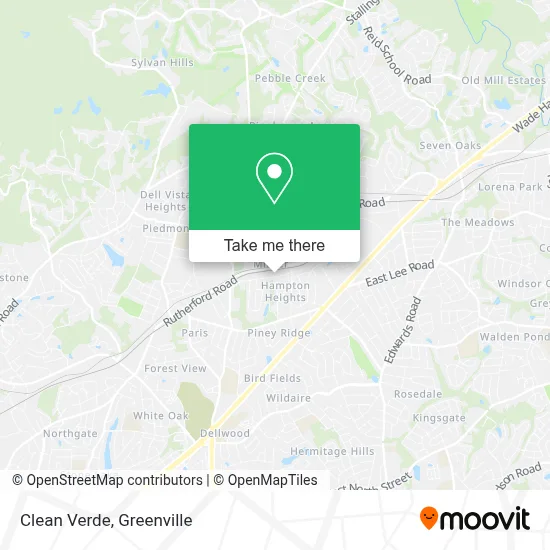 Clean Verde map
