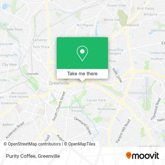 Purity Coffee map