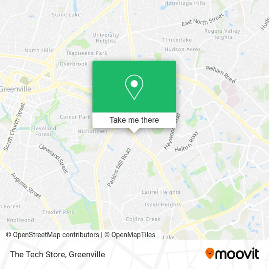 The Tech Store map