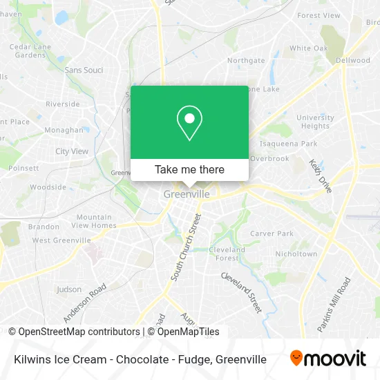 Kilwins Ice Cream - Chocolate - Fudge map
