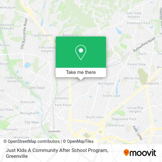 Just Kids A Community After School Program map