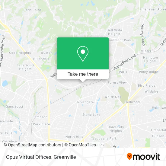 Opus Virtual Offices map