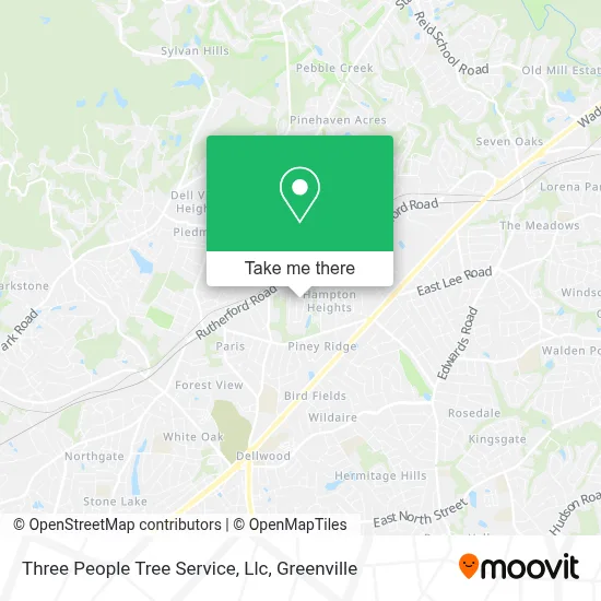 Three People Tree Service, Llc map