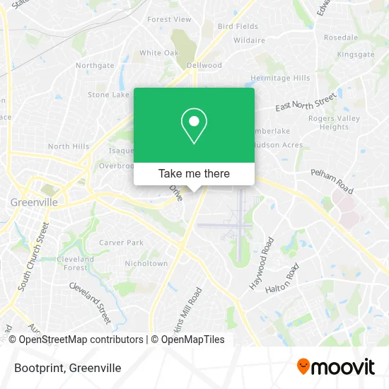 Bootprint map