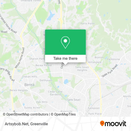 Artsybob.Net map