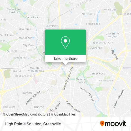 High Pointe Solution map