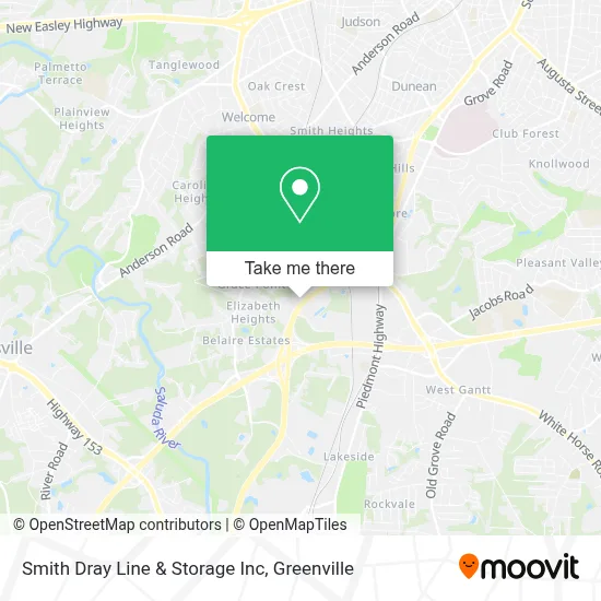 Smith Dray Line & Storage Inc map