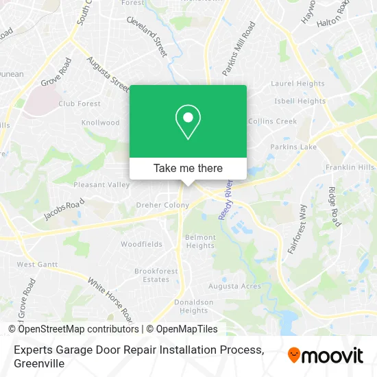 Experts Garage Door Repair Installation Process map
