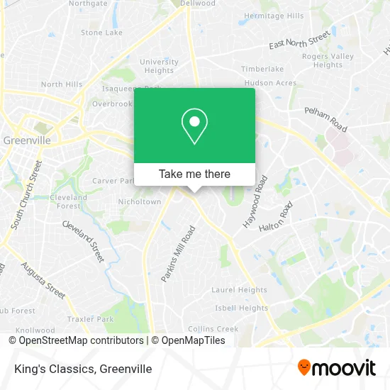 King's Classics map