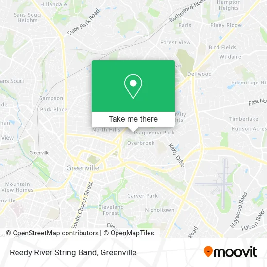 Mapa de Reedy River String Band