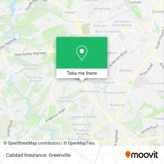 Calidad Insurance map