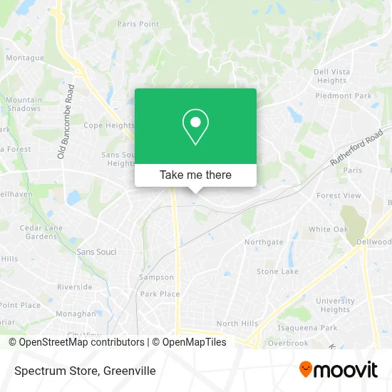 Spectrum Store map