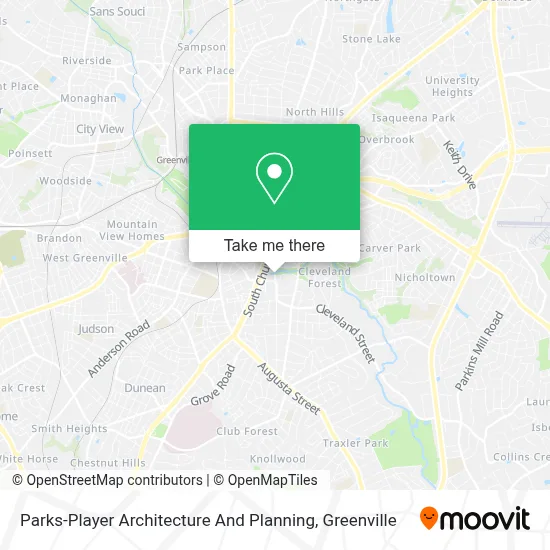 Parks-Player Architecture And Planning map