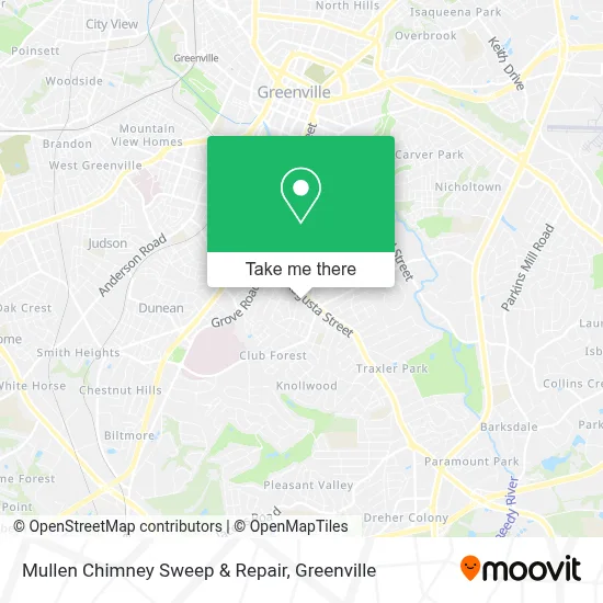 Mullen Chimney Sweep & Repair map