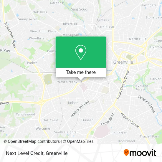 Next Level Credit map