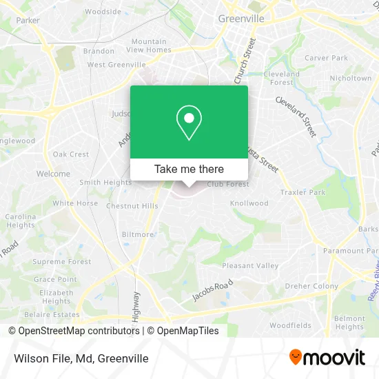 Wilson File, Md map
