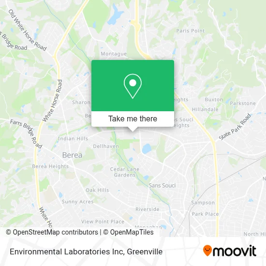 Environmental Laboratories Inc map