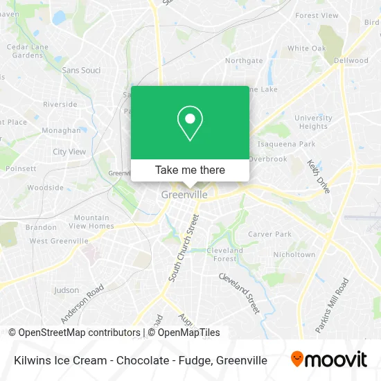 Kilwins Ice Cream - Chocolate - Fudge map