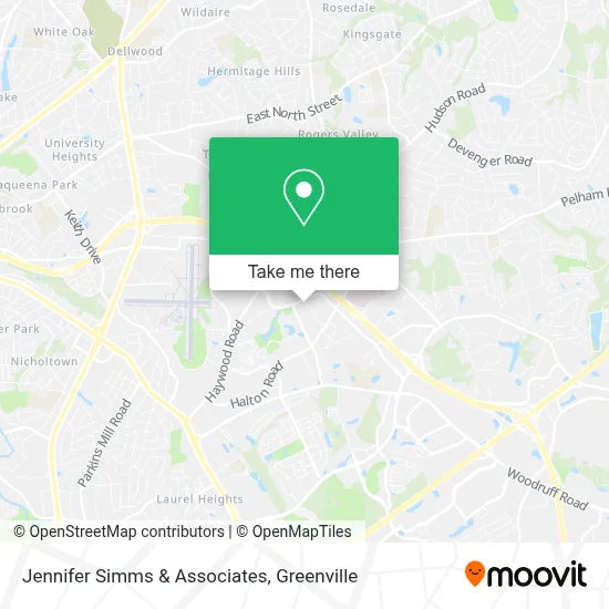 Jennifer Simms & Associates map