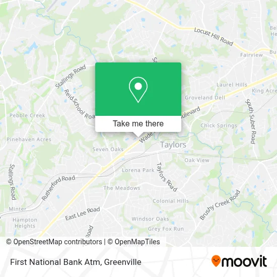 First National Bank Atm map
