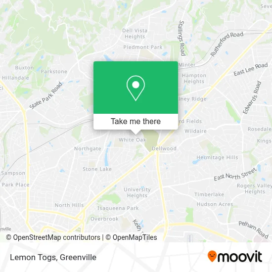 Lemon Togs map