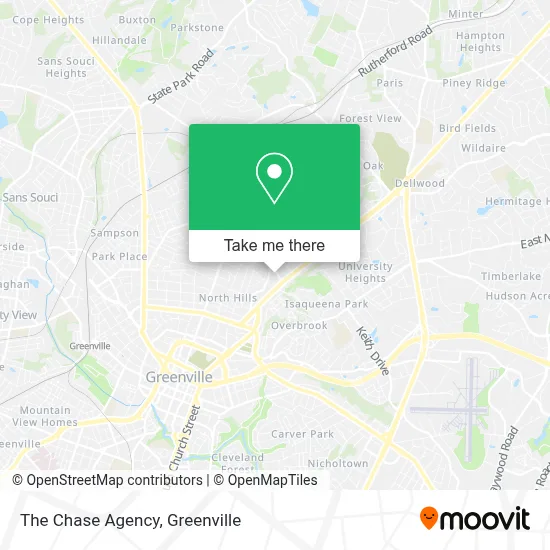The Chase Agency map