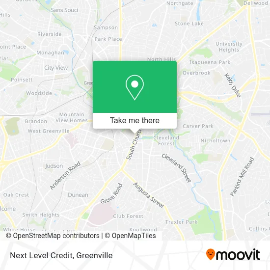 Next Level Credit map