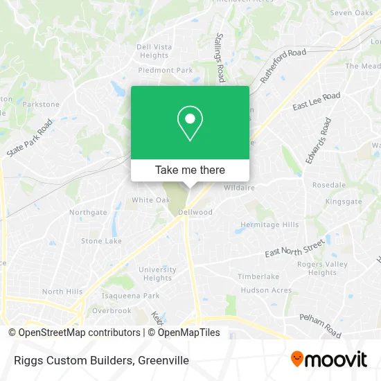 Mapa de Riggs Custom Builders