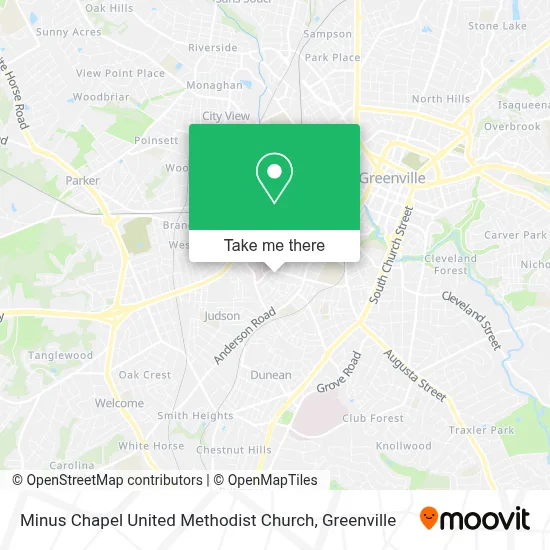 Minus Chapel United Methodist Church map
