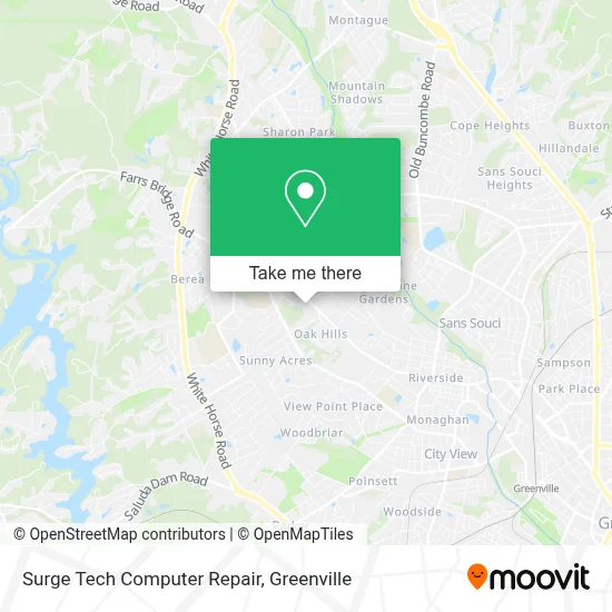 Mapa de Surge Tech Computer Repair