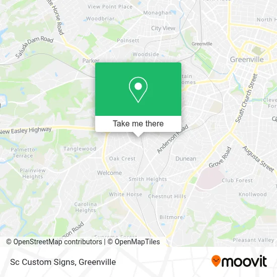 Sc Custom Signs map
