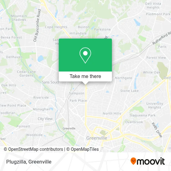 Plugzilla map