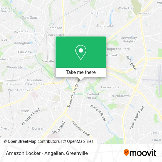 Amazon Locker - Angelien map