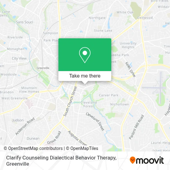 Clarify Counseling Dialectical Behavior Therapy map