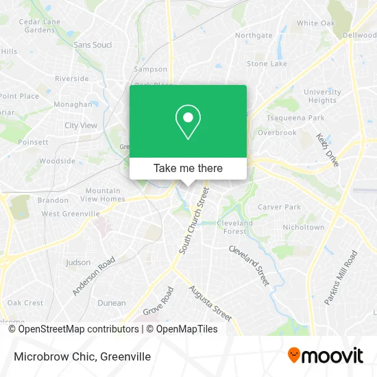 Mapa de Microbrow Chic