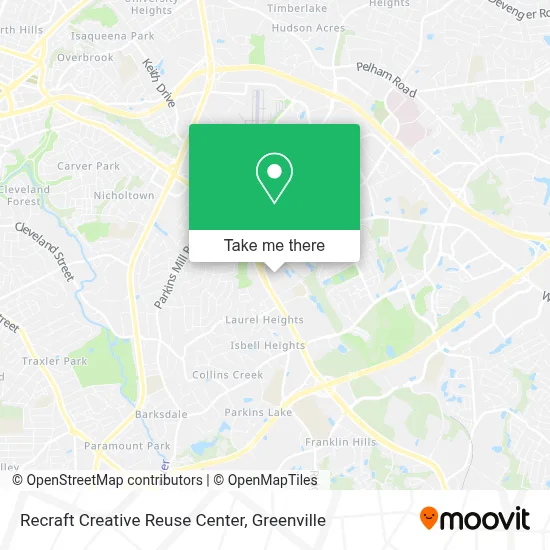 Recraft Creative Reuse Center map