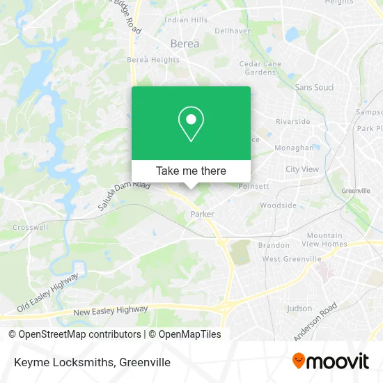 Keyme Locksmiths map