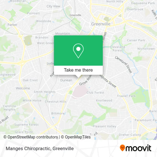 Manges Chiropractic map