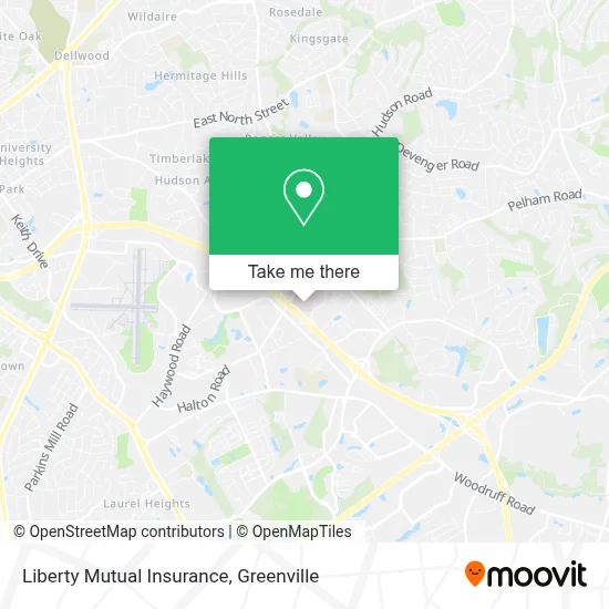 Liberty Mutual Insurance map