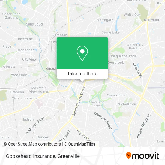 Goosehead Insurance map