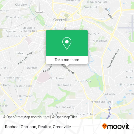 Racheal Garrison, Realtor map