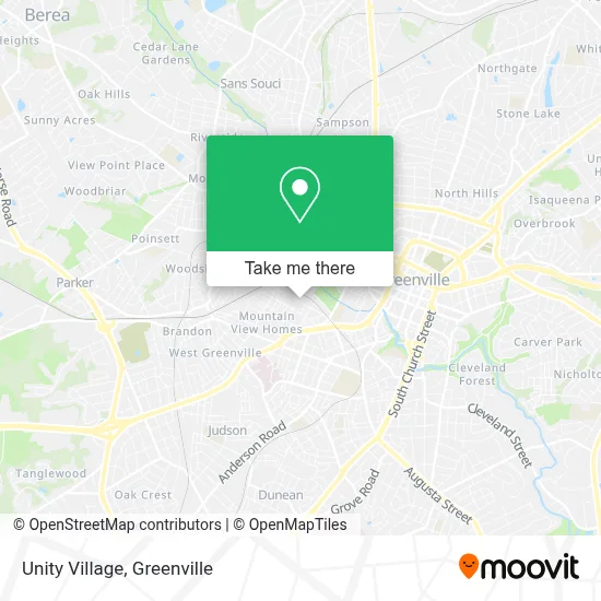 Unity Village map