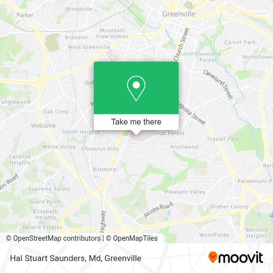 Hal Stuart Saunders, Md map
