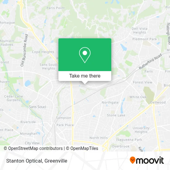Stanton Optical map