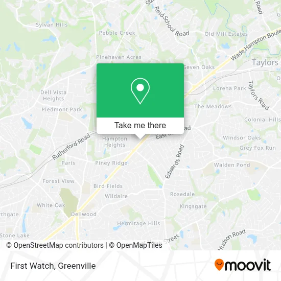 First Watch map