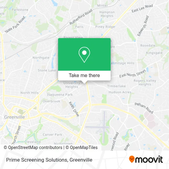 Prime Screening Solutions map